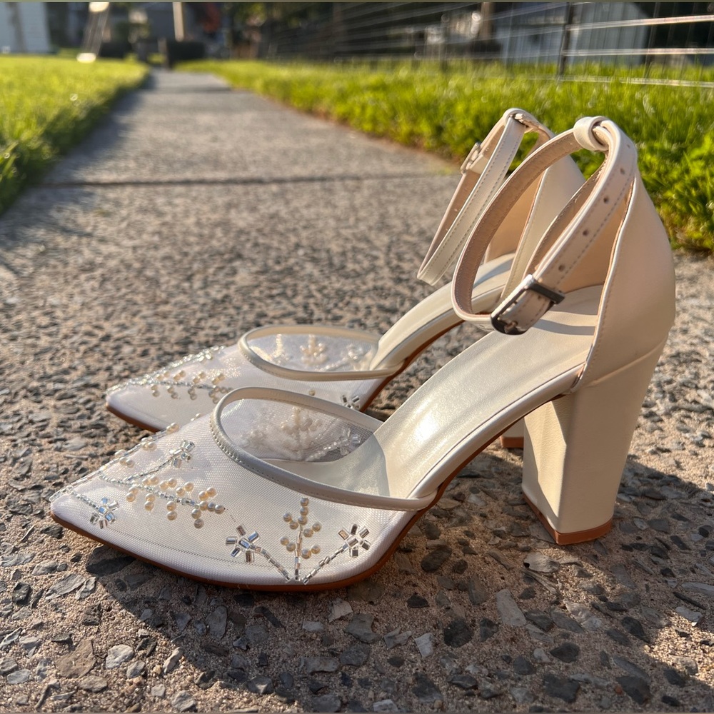 Pearl-Stone Embellished Bridal Shoes